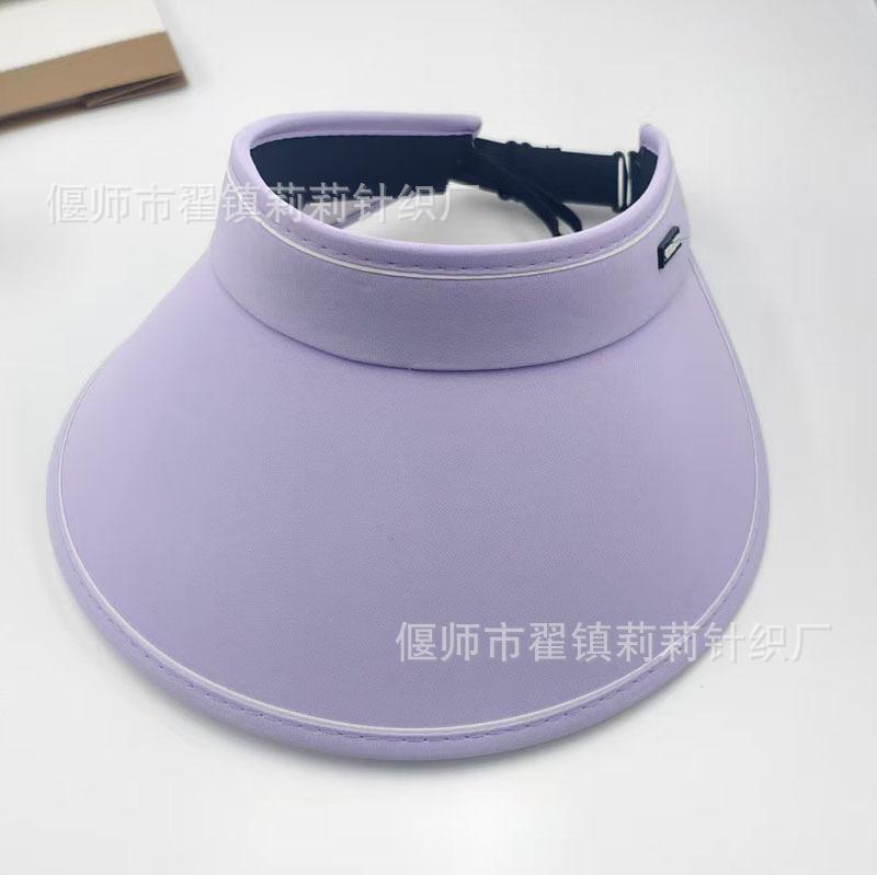 Sun hat women's outdoor empty top sun hat cycling windproof travel beach hat