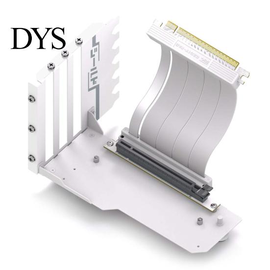 Vertical Video Card Holder Graphics GPU Support PCI-E 4.0 16X Riser Expansion Cable Computer Case Chassis 90 Degrees Right Angle Mount Bracket
