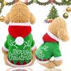 Christmas Clothes Dog Cat Pet Supplies Autumn and Winter New Holiday Clothing Medium Dog Dog Bipeg Cat Clothing