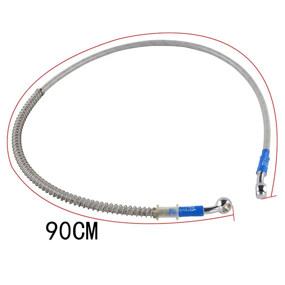 39-140cm Universal Motorcycle Stainless Steel Braided Brake Hose Line Aperture 10mm (M10) Latiguillo Freno Moto