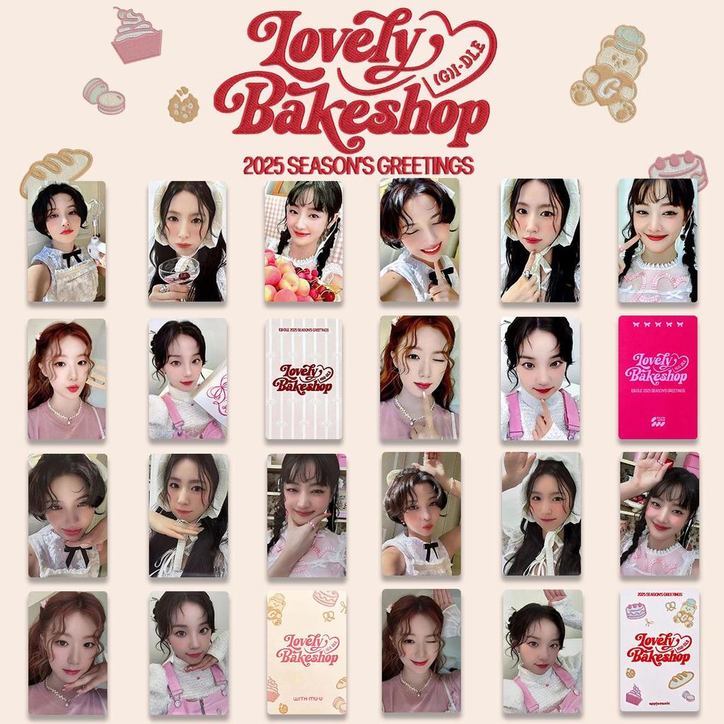 (G)I-DLE 2025 Season's Greetings Doll Desk Calendar & Photocard Set with Special Benefit Card