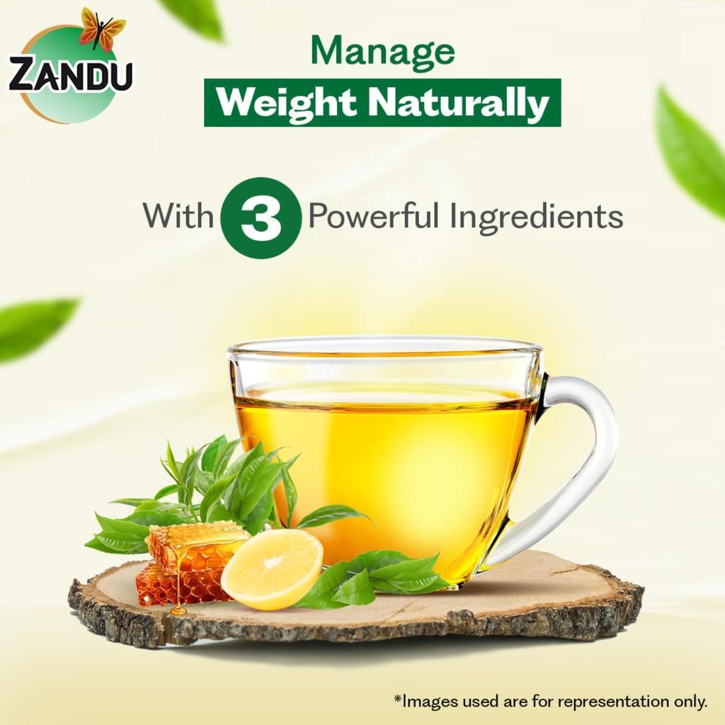 Zandu Lemon Honey Green Tea 25 Tea Bags Refreshing Herbal Tea With Smooth Taste Travel Friendly Anytime Beverage