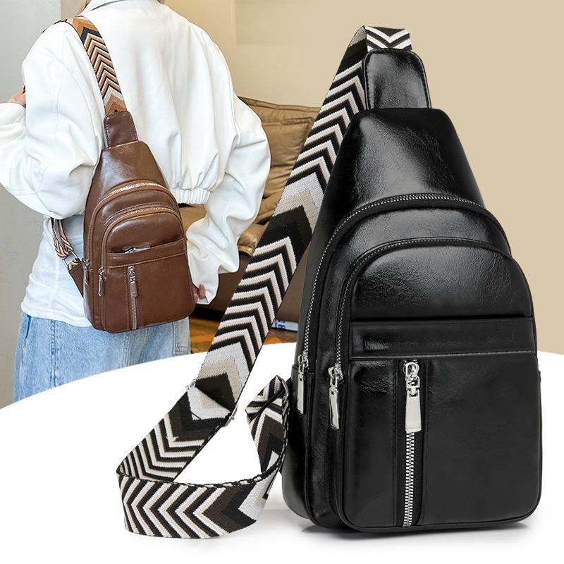 Women's Shoulder Bag Crossbody Bag Water-repellent PU Chest Bag