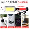 Camping Tent Work Maintenance Lantern Light with Magnet Hook 2-Pack 800 Watt Powerful Flashlight USB Rechargeable COB Work Light