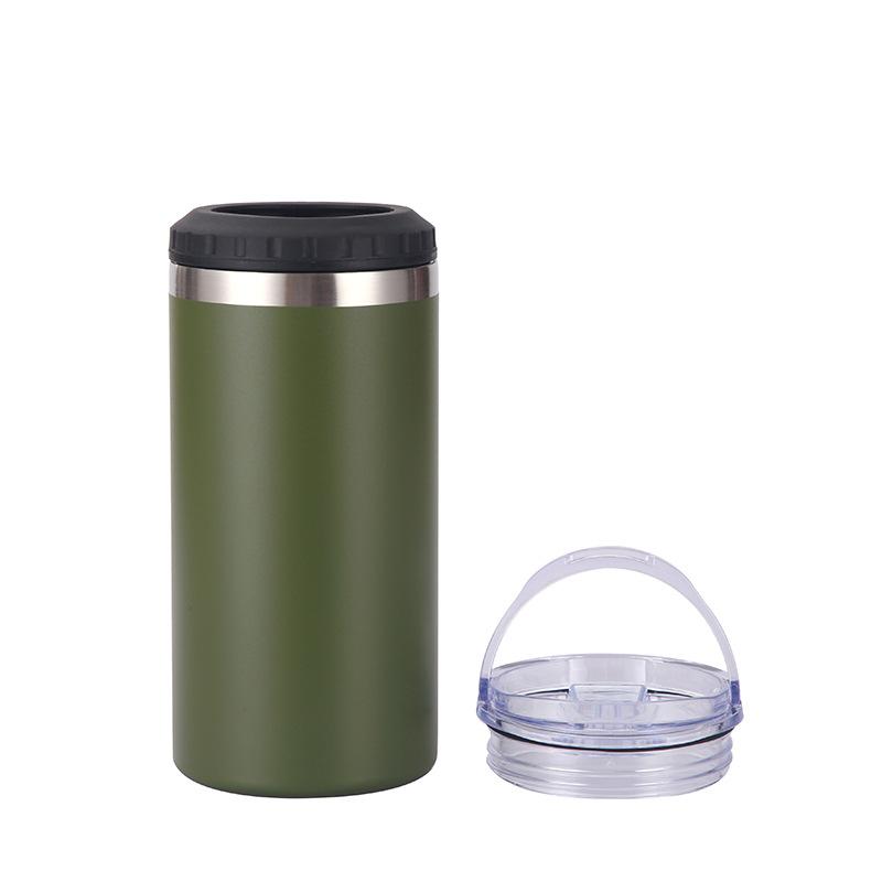 Cold Cola Can Double Cover Water Cup Car Straight Cup Multi-functional Portable Beer Cup