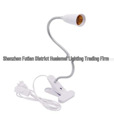 LED-Schwanenhals-Lampenfassung mit E27-Schraubsockel - Flammhemmendes Clip-On-Lichtzubehör