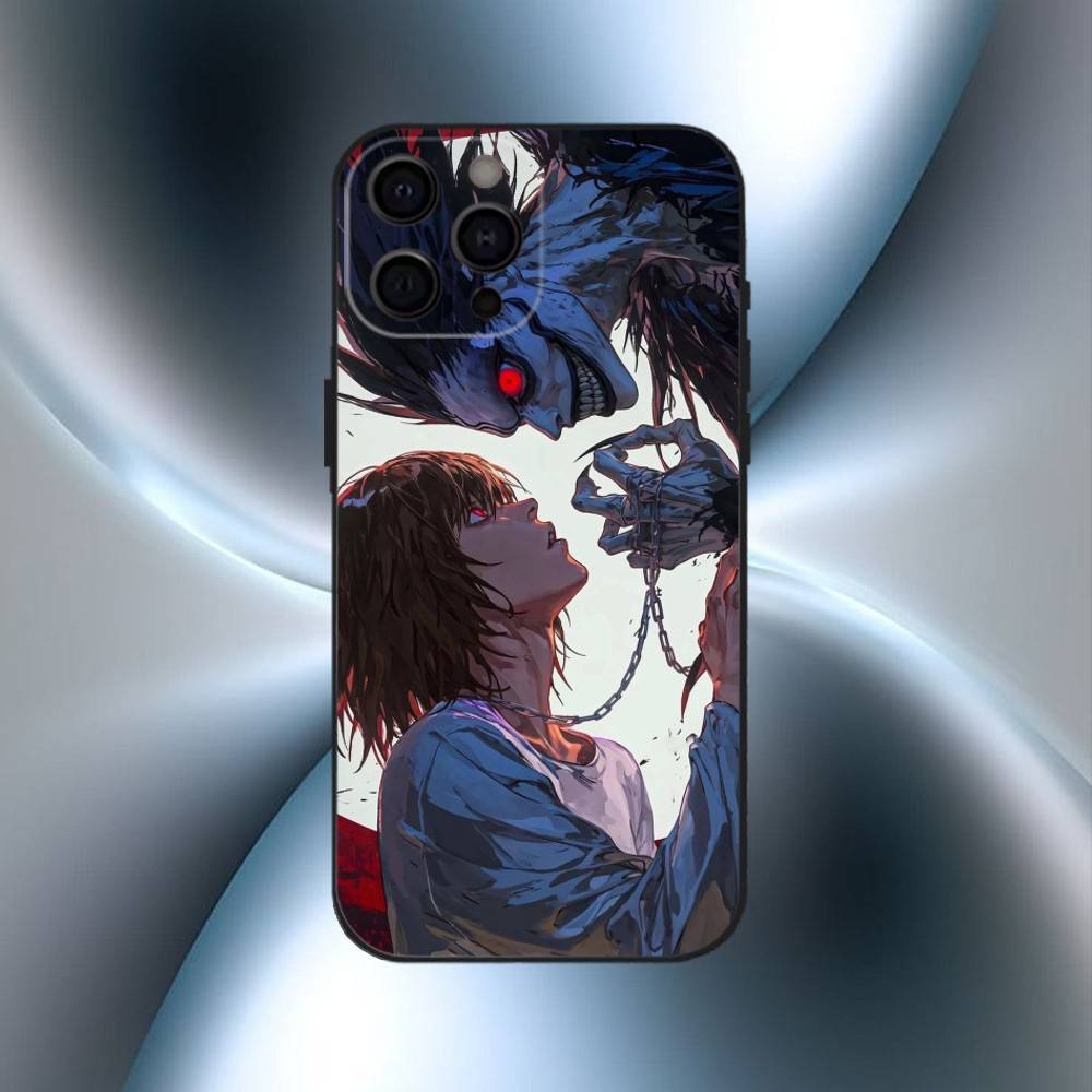 Hot Anime Death Note L-l  Phone Case For iPhone17,16,15,14,13,12,11 Plus,Pro Max Soft Black Cover