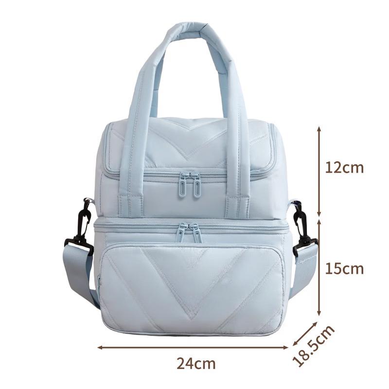 

OLOEY Double-Layer Leak-Proof Lunch Bag One Size