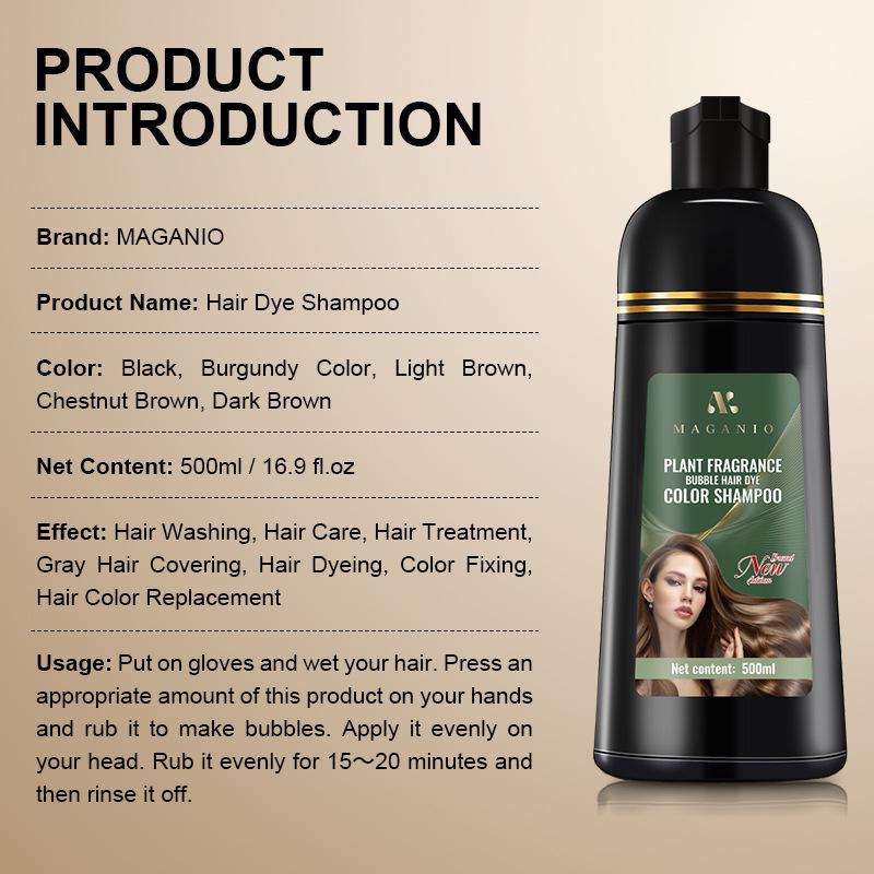 Gentle Bubble Dye Hair Shampoo - Non-Irritating, Easy-to-Use Formula