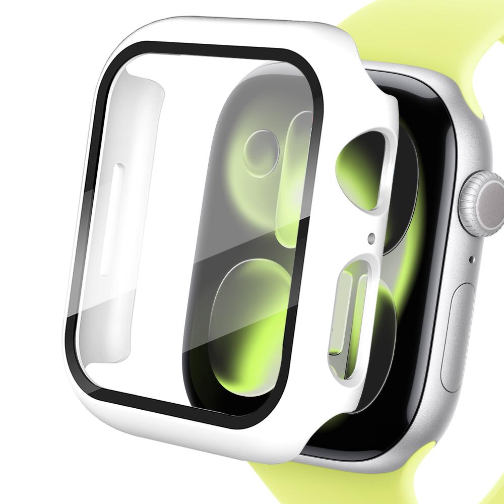 Tempered Glass+Cover For Apple watch series 11 10 9 6 SE3 7 8 5 Case 46mm 42mm 45mm 41mm 44mm 40mm Screen Protector Accessories
