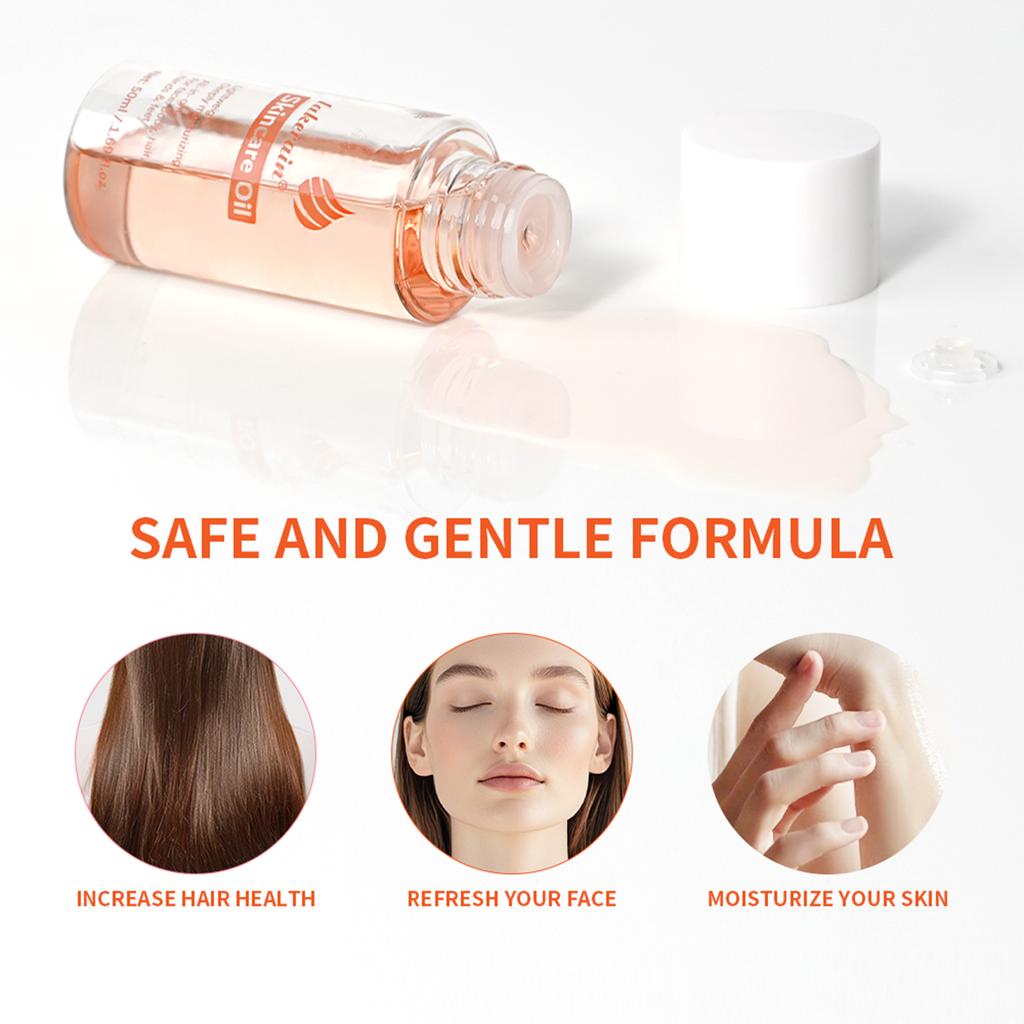 Olio Corpo Bio Skincare Idratante Viso Corpo Vitamina A Vitamina E Esfoliare la Pelle Migliorare la Salute dei Capelli Sbiadire le Cicatrici Esfoliare la Pelle Auto