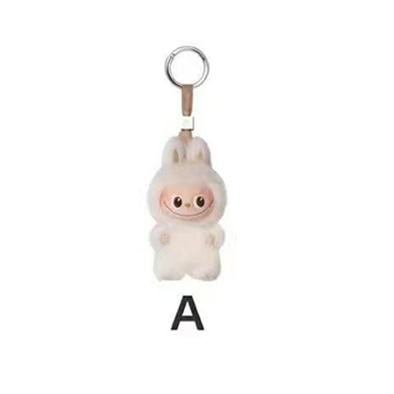 POP MART Fourth Generation Small Pendant Vinyl Face Plush Doll Keychain Blind Box
