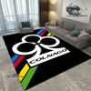3D Bicycle brand logo printed carpet fashion home decoration non-slip carpet photography propsmal area rug birthday gift