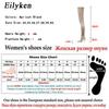 Μόδα Eilyken Μπότες Γυναικείες Μέχρι τον Μηρό Πάνω από το Γόνατο Ελαστικές Στρετς Σέξι Παπούτσια Νυχτερινού Κέντρου Μακριές Zapatillas Mujer