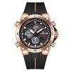 FOXBOX New Mens Watches Luxury Brand Big Dial Watch Men Waterproof Quartz Wristwatch Sports Chronograph Clock Relogio Masculino