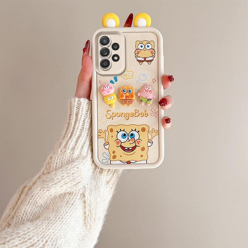 KEYSION Urocze Etui 3D z Kreskówką na Samsunga A53 5G A23 z Bransoletką Miękkie Silikonowe Odporne na Wstrząsy Etui na Telefon dla Galaxy A13 4G
