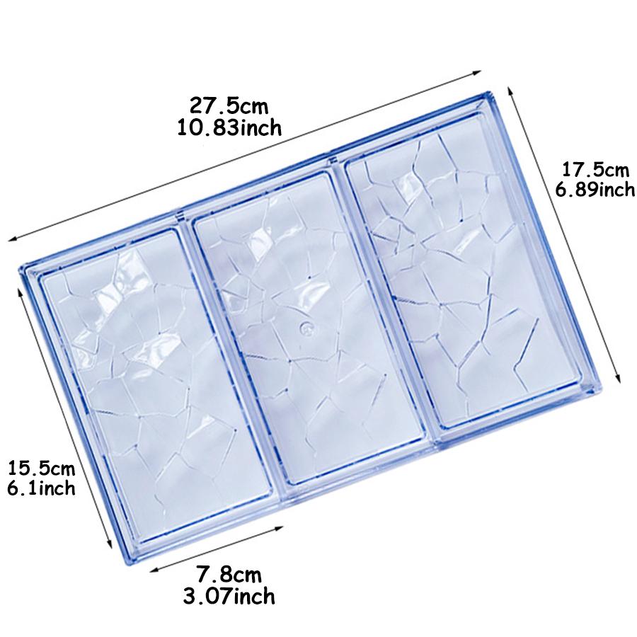 

3 IN 1 Velvet Geometric Chocolate Mold Chocolate Candy DIY Making Tool Cake Decoration Tool Household Kitchen Baking Accessories