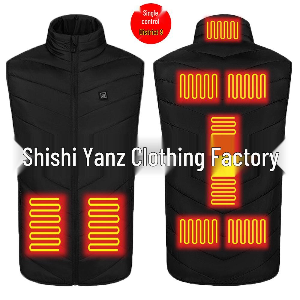 USB Elektrisch Beheizte Weste für Herbst/Winter - Intelligente, Konstante Temperatur Heizkleidung