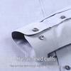 Shanshan Men's Linen Modal Long Sleeve Wrinkle-Free Business Casual Shirt