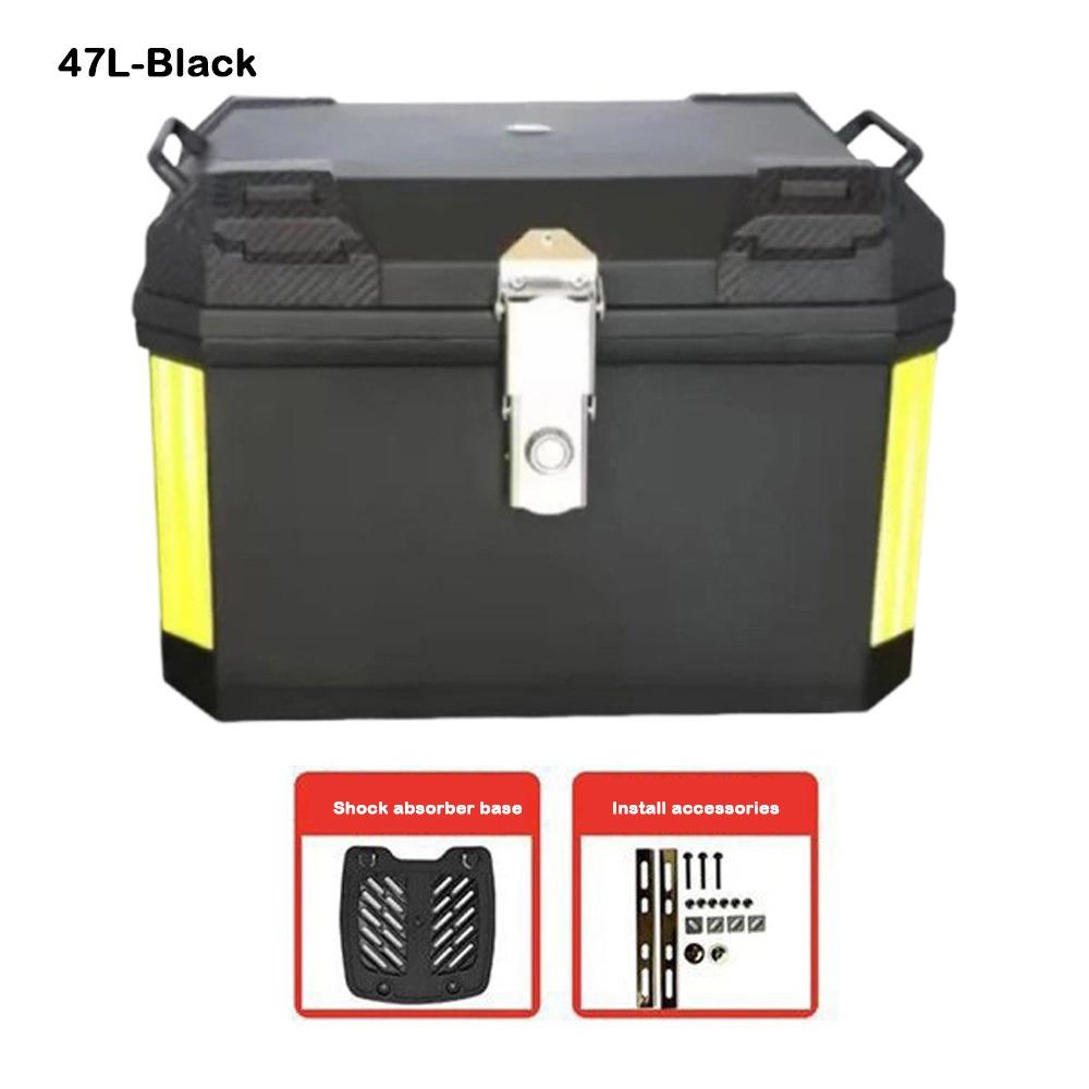 36L Motorcycle Trunk Waterproof Bike Accessories Spacious Motorcycle Accessories  Motorcycle Use