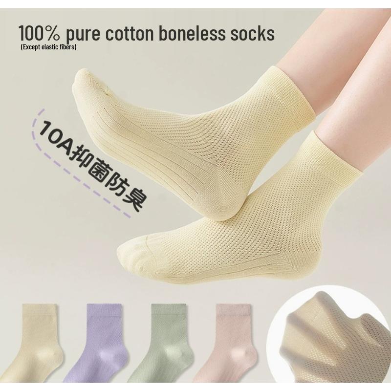Children s Summer Thin Cotton Socks