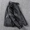 Special offer for picking up leaks in autumn and winter, first-layer cowhide, motorcycle leather jacket, genuine leather, men's stand-up collar, short