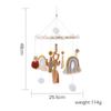 Lass uns Baby-Mobile Rasseltiere 0-12 Monate Weltraum Planeten Anhänger Kinderbett Glocke Kleinkind Rasseln Karussell Kinder Musikspielzeug Geschenk