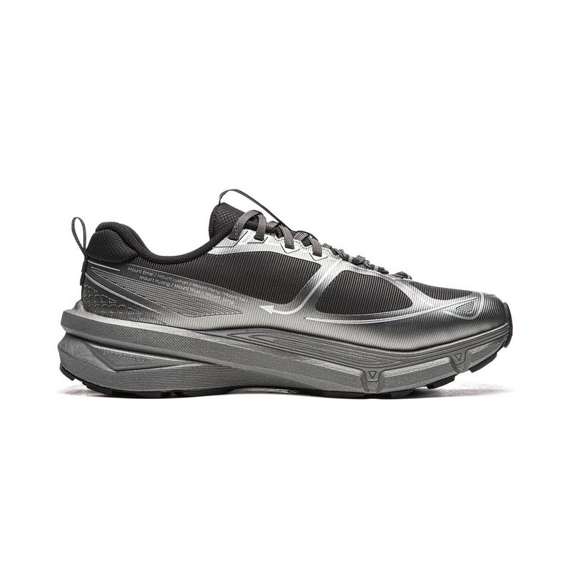 Li Ning Outdoor CF Tracing, Xinglan Low top Hiking Shoes Unisex Silver/Obsidian Gray AHTV027-21