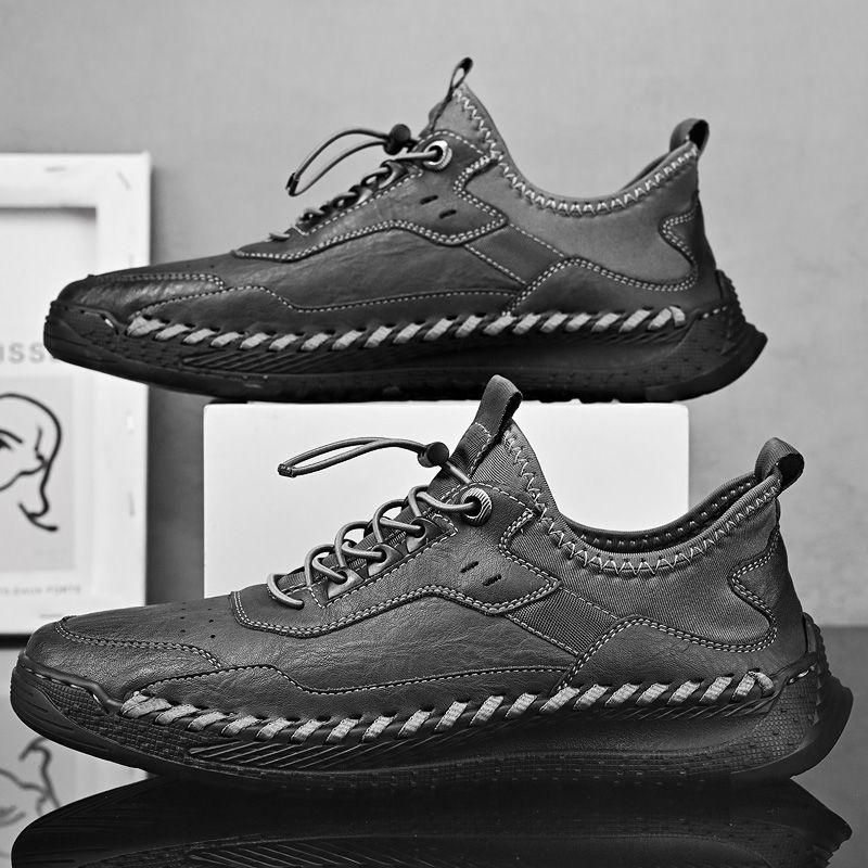 Men's Leather Leather Casual Sports Shoes