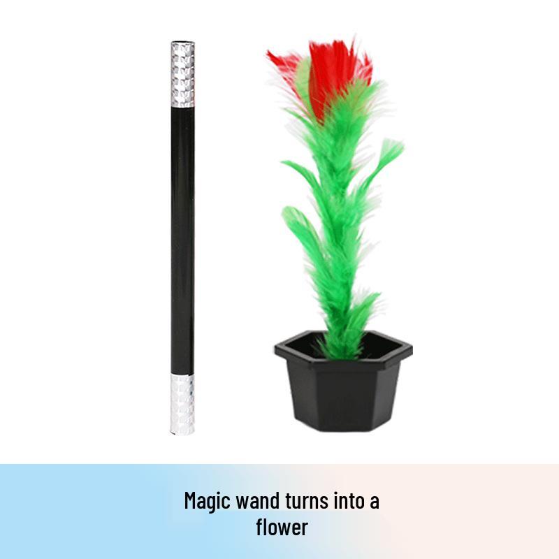 Children's Magic Trick Set with Wand & Flower - Ideal Gift for Budding Magicians