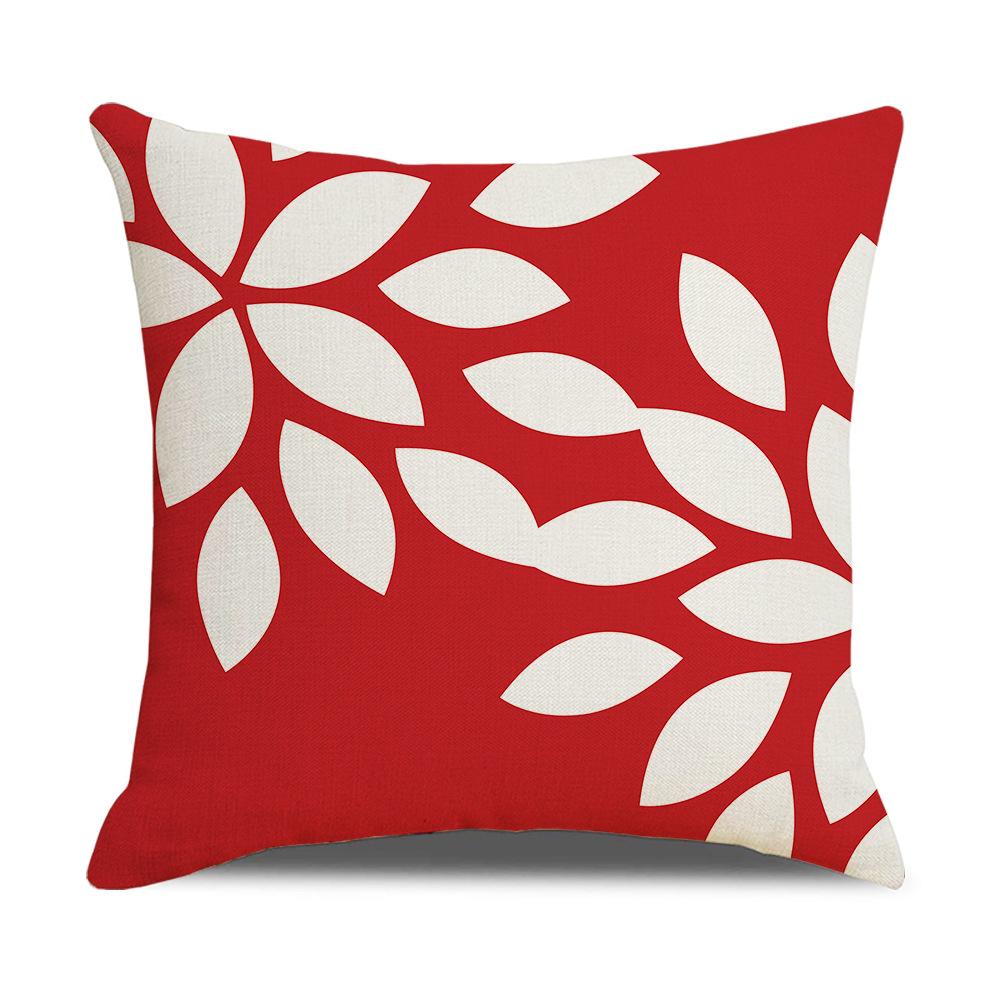 Nuova Copricuscino Decorativo Nordic Moderno Semplice in Lino Copricuscino per Divano con Motivo Geometrico