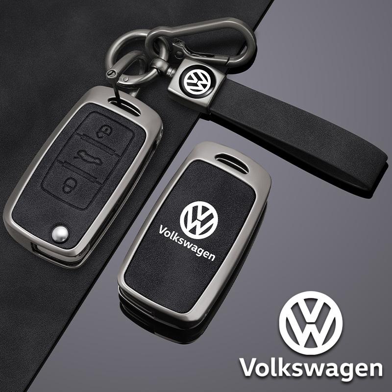 For VW Volkswagen Jetta MK5 Golf Zinc Alloy Car Remote Key Case Cover Shell For Volkswagen VW Polo Golf Passat Tiguan Beetle Cad