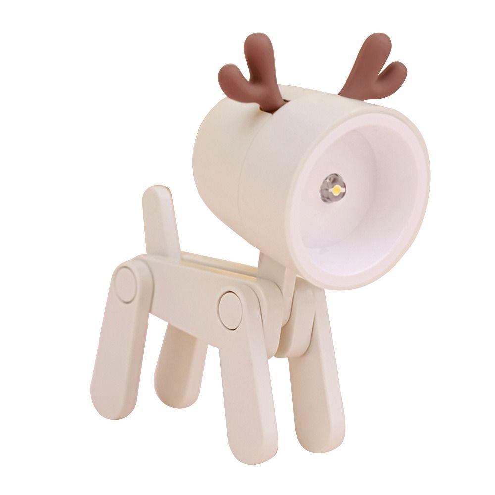 Gift Mini LED Night Light Portable Folding Cartoon Night Lamp Adjustable Table Lights Room Decor