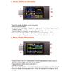 DC 4-30V 0-12A Type-c Test Meter Power meter Protocol Detector IPS Digital Ammeter Voltmeter Charger KWS-X1