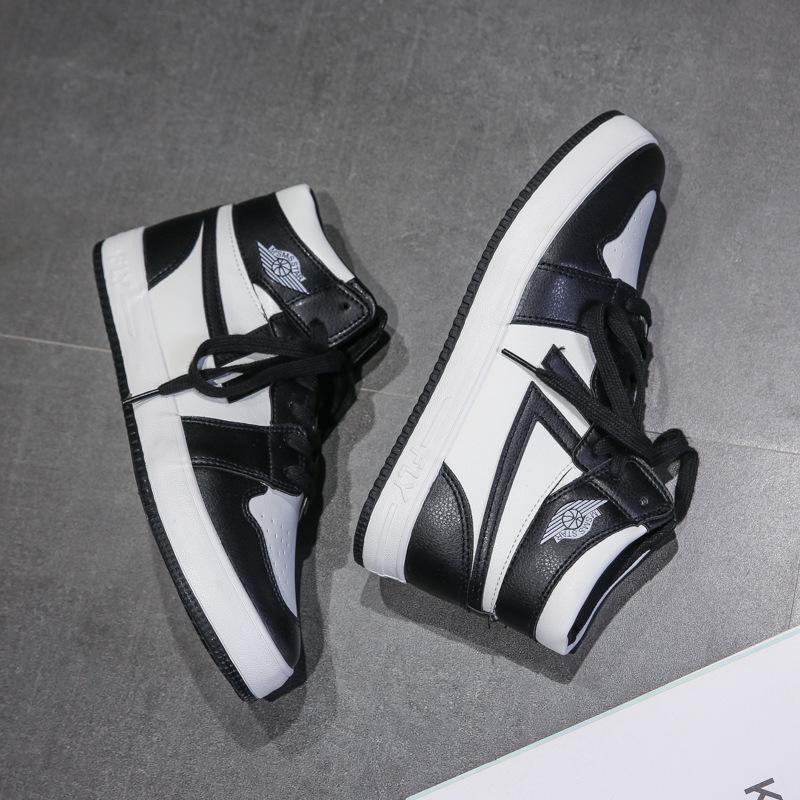 

Осень новые кроссовки Air Force One мужские из микрофибры повседневные мужские студенческие кроссовки с высоким верхом 39 male