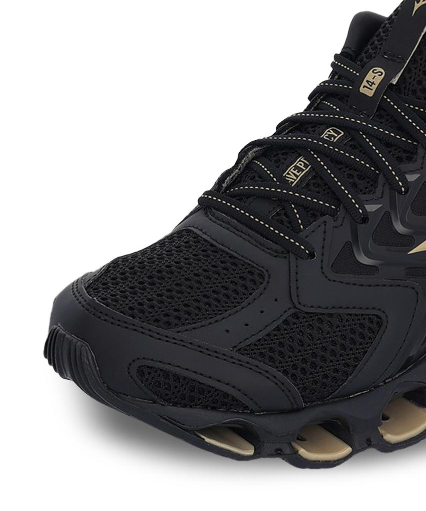 Mizuno (Unisex) Wave Prophecy 14 S - Black:Ge Gold / J1Gc258381