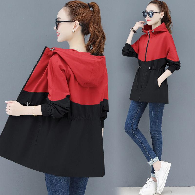 New Spring Autumn Trench Coat Women Clothes Slim Long-Sleeved Short Windbreaker Casual Outwear Female Tops Lining