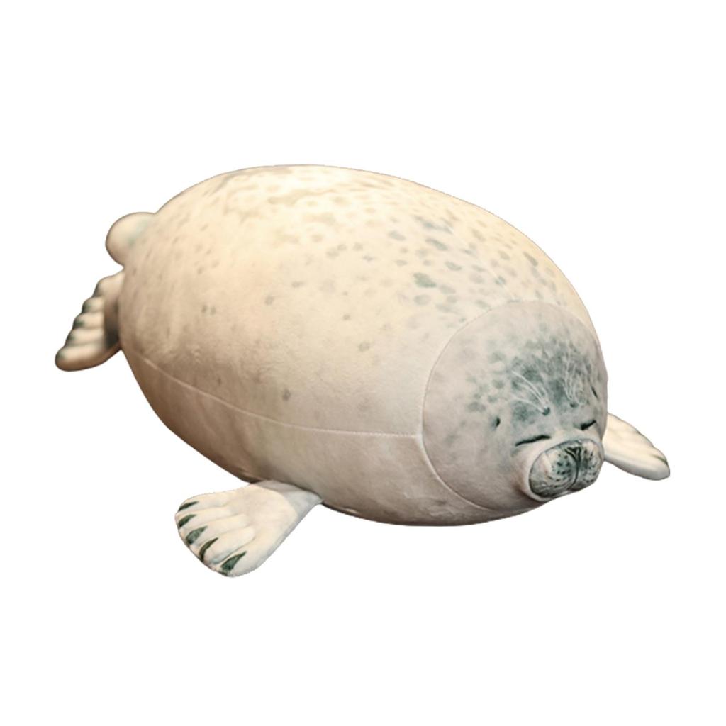 20cm Angry Blob Seal Polštář Chubby 3D Novinka Lachtan Plyš Dárky pro miminko Panenka Holčičky Stuffed Thro J1R2