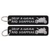 Spanish Embroidery Key Fobs Quotes Key Tags Keychain For Motorcycle Cars Key Holder Chaveiro Friends Gift