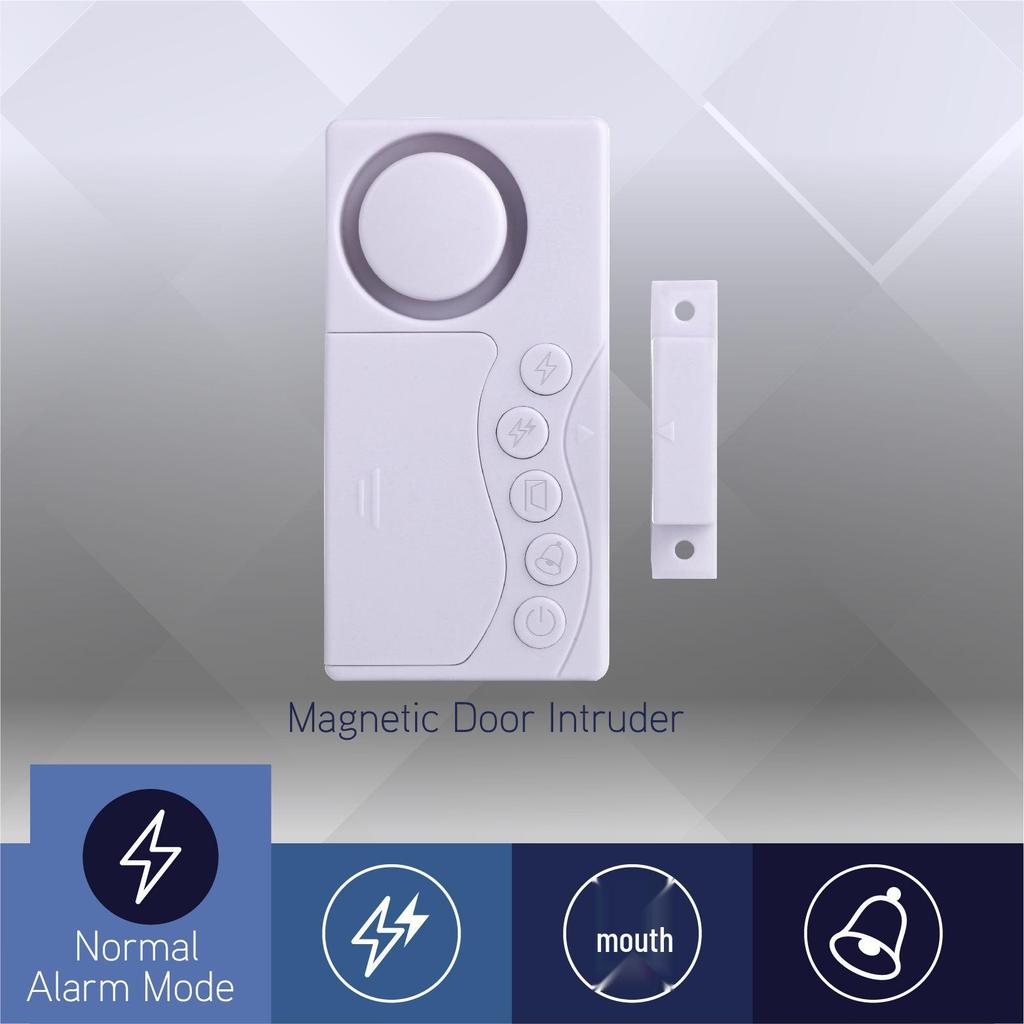 2-Pack Magnetic Door & Window Alarm: Anti-Theft & Open Door Reminder