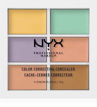 

Палитра корректирующих средств для профессионального макияжа NYX TU прозрачный