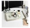 Modern Stainless Steel & Acrylic Aromatherapy Tray, Luxury Desktop Storage Organizer, High-End Decorative Ornament for Home