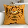 Federa Cuscino Classica Cartone Animato Garfield Morbida e Facile da Lavare – Versatile per Divano, Letto, Viaggio e Ufficio