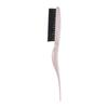 Nylon Bristles Teasing Hair Brush Slick Back Hair Brush with Rattail Pick Teasing Hairbrush for Sectioning and Parting