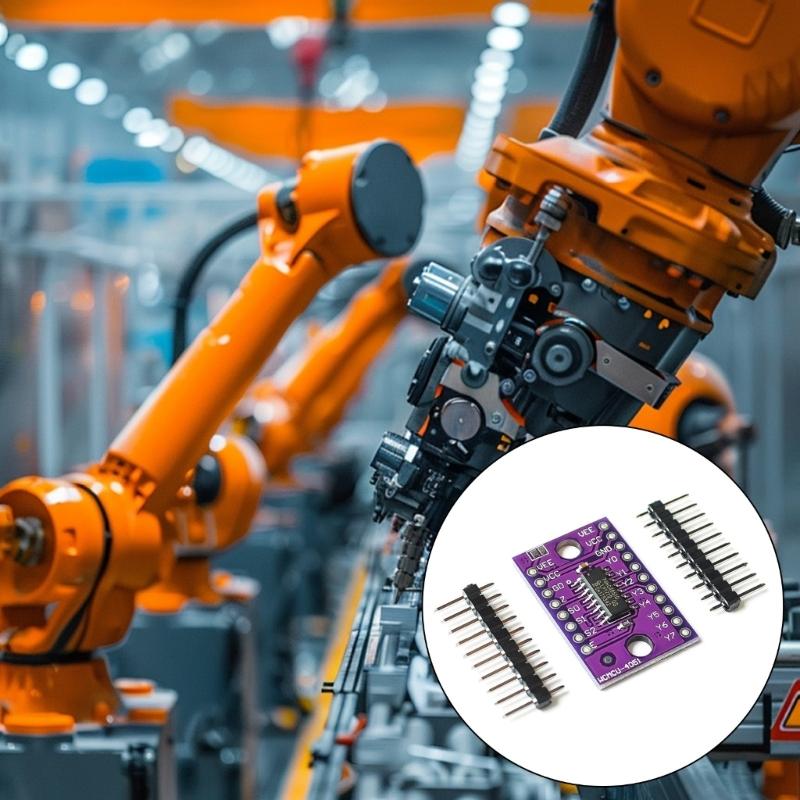 Highly Speed 74HC4051 8Input Channel Analog Multiplexer Selectors Module Distributor Resolver With Low Distortions