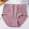 High-Waisted Cotton Briefs for Middle-Aged and Elderly Women - Comfortable, Breathable, Plus Size.