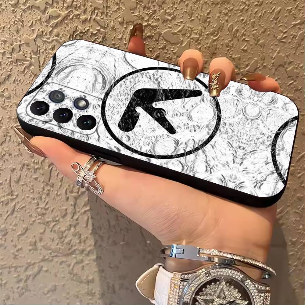 

Aphex Twin Logo Art Phone Case For Samsung Galaxy A13,21s,22,31,32,52,53,71,80,A91 Soft Black Cover SamsungNote20ultra