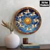 Solar System Metal Wall Art Vintage 2D Space Decor Home Room Ornament