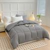 2024 New Winter Quilt Solid Color Abraded Space Quilt Thickened Warm Comfortable Light Fluffy