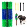 Livestock Scratching Brush, 1PC Goat Scratcher Brush Post with 4 Screws, 430 X 190 Mm Cow Scratcher for Back Itch Relief